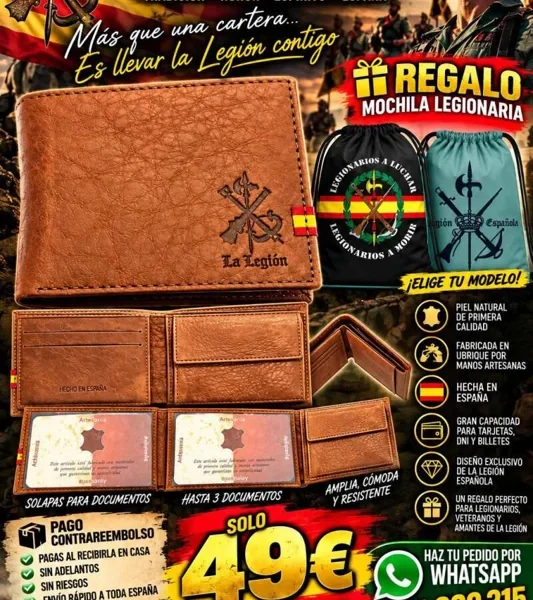 Cartera Legión Española